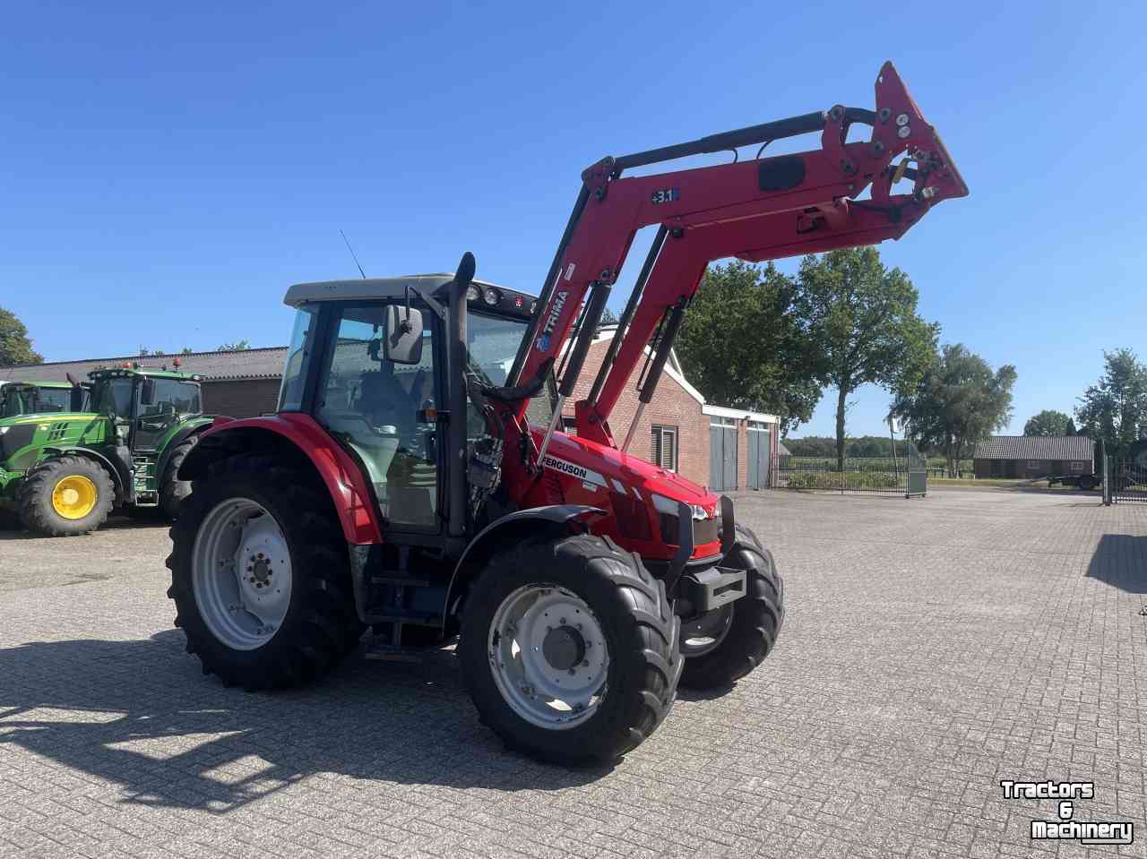 Tractor Massey Ferguson 5650 Dyna-4 airco Trima frontlader
