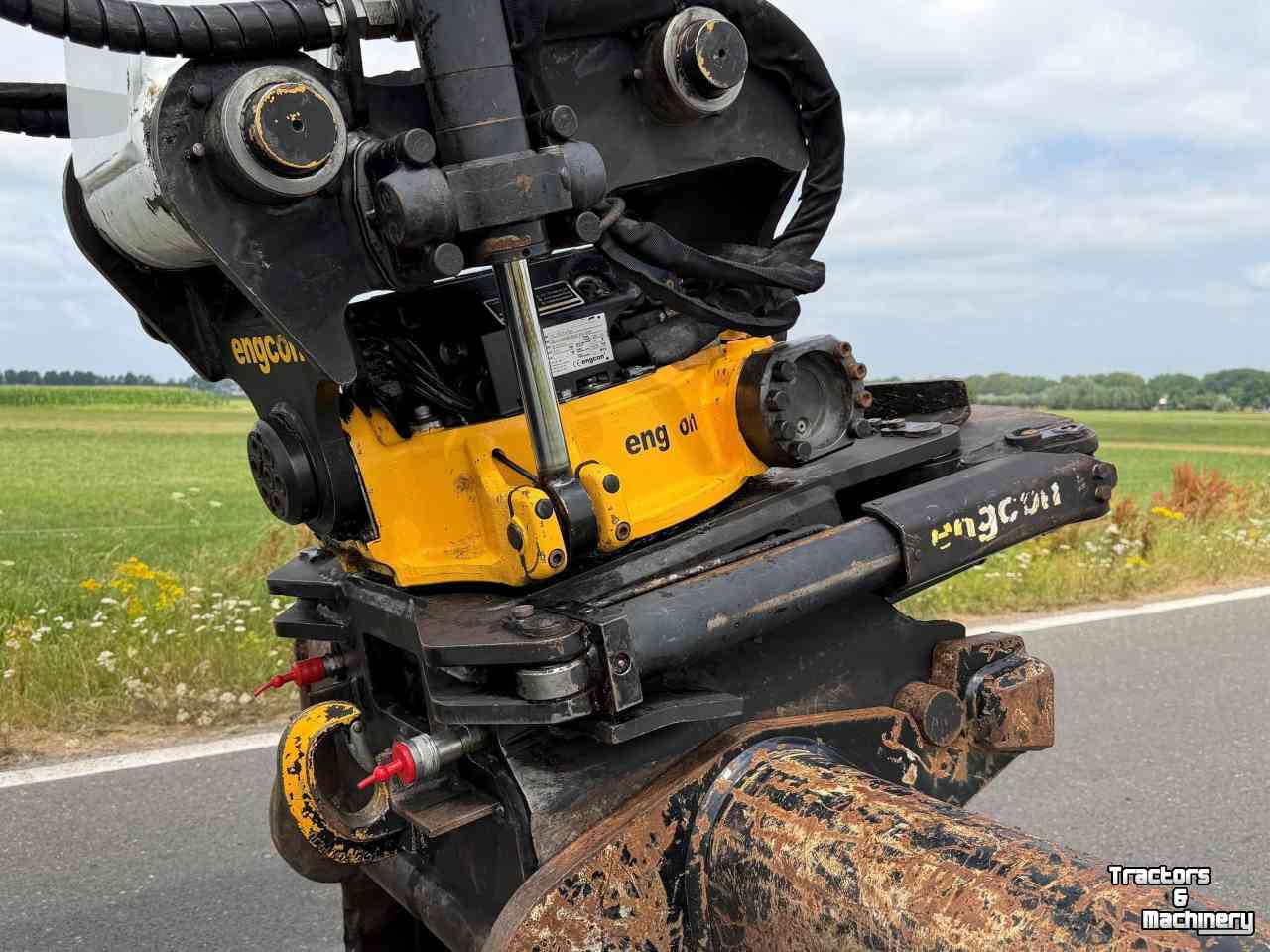 Excavator mobile Caterpillar Cat M314F - Engcon + bakkenwagen Mobiele graafmachine Midejo