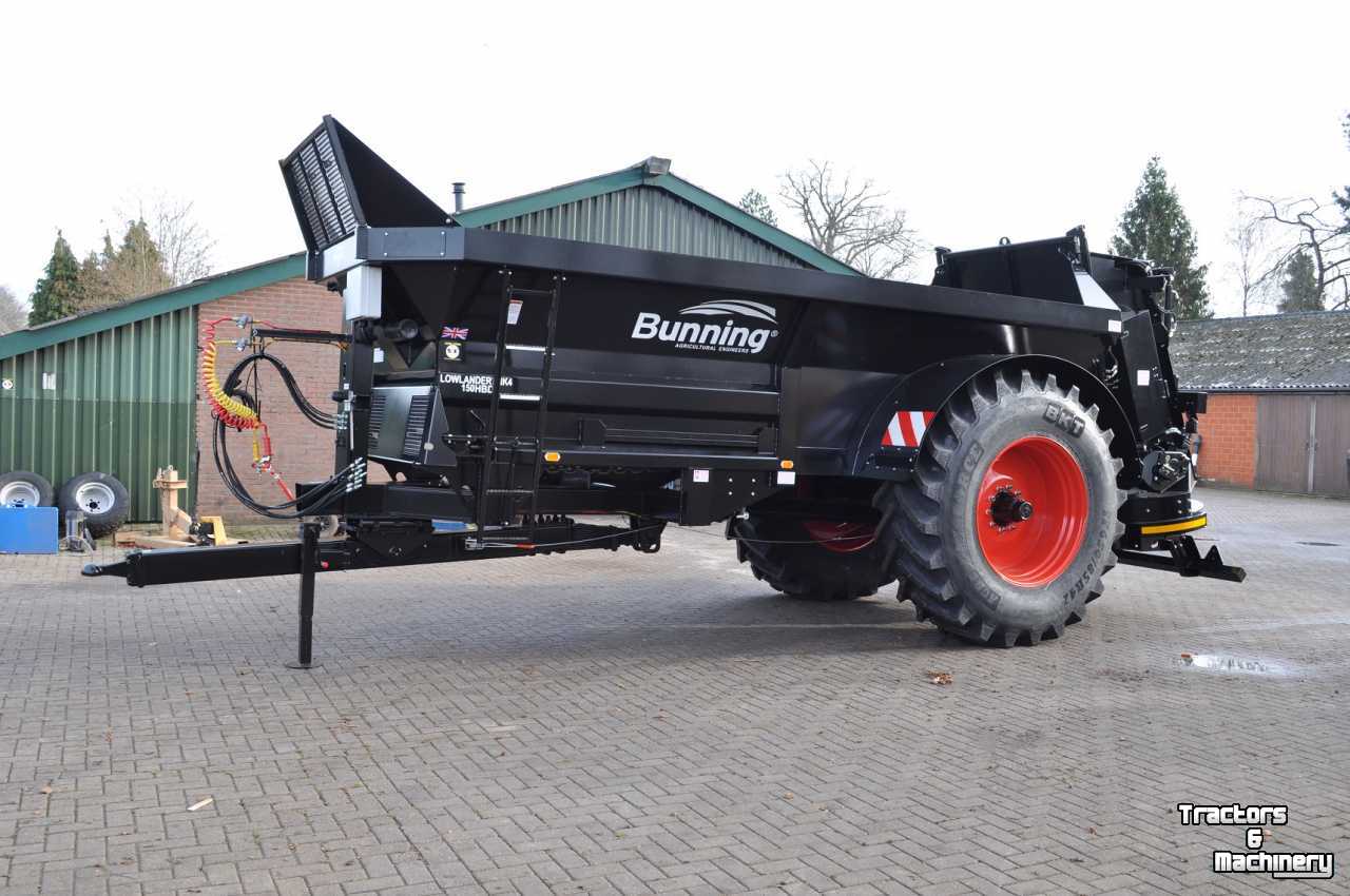 Manure spreader Bunning Lowlander 150 HBD
