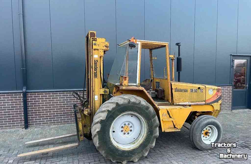 Rough terrain Forklift Sanderson SB 50 TC ruwterrein heftruck - Manitou JCB