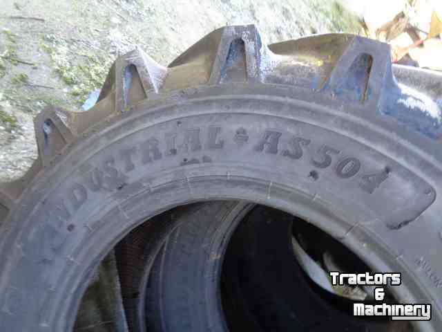 Wheels, Tyres, Rims & Dual spacers BKT 400/80-24 industriel as 504
