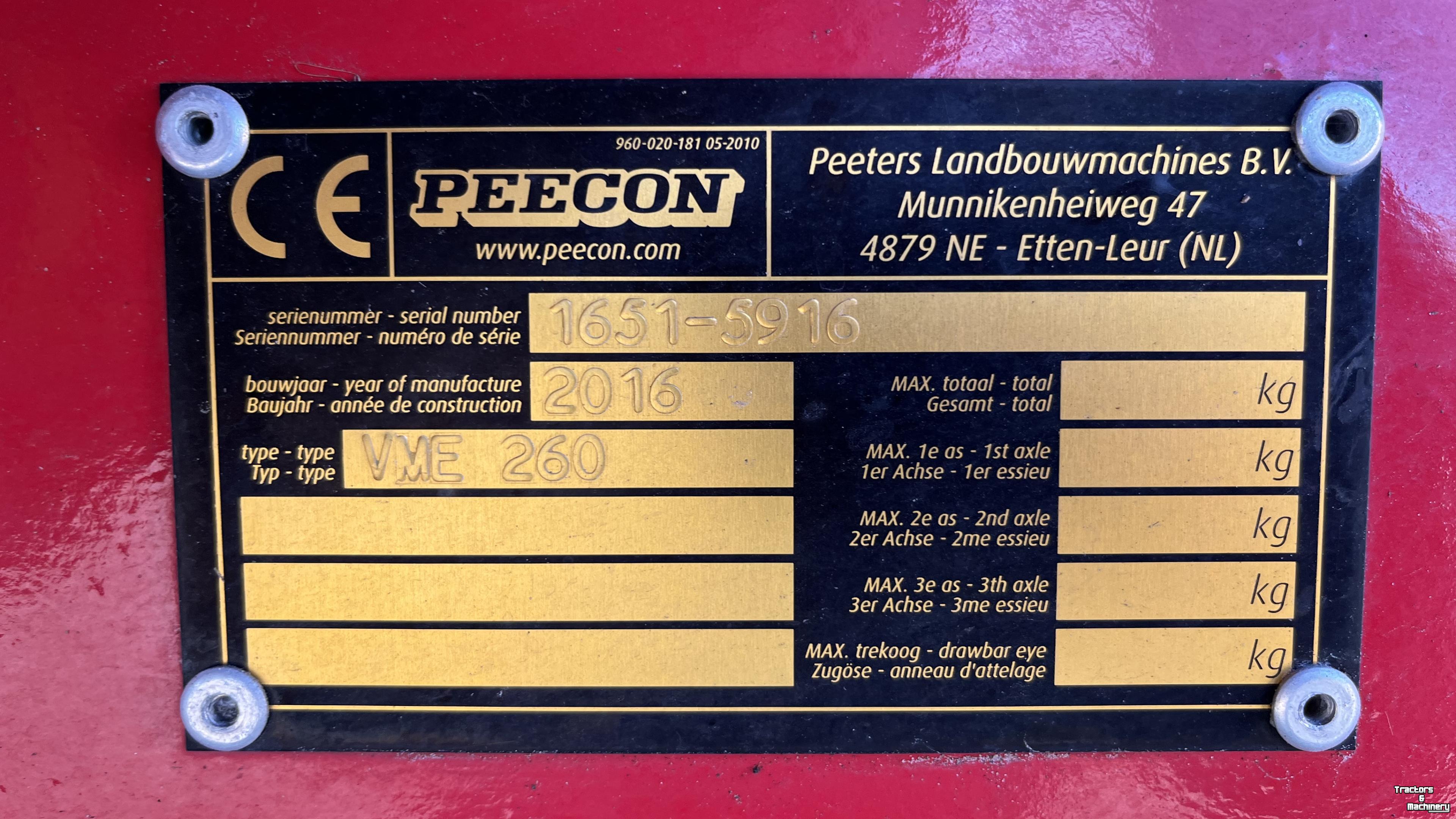 Feed mixer Peecon Biga 260