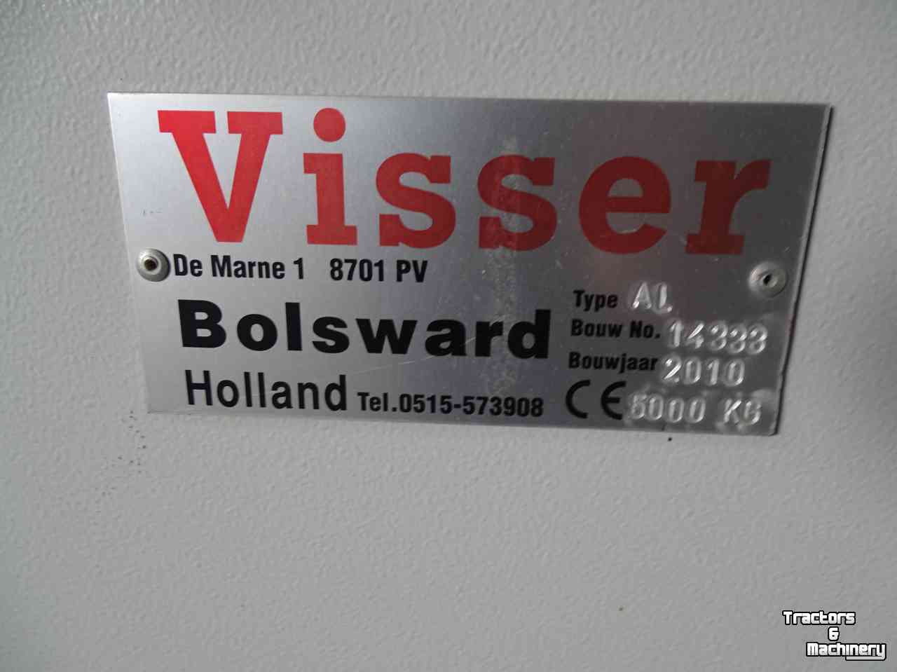 Receiving hopper Visser AL 2400 Stortbak / Stortbunker