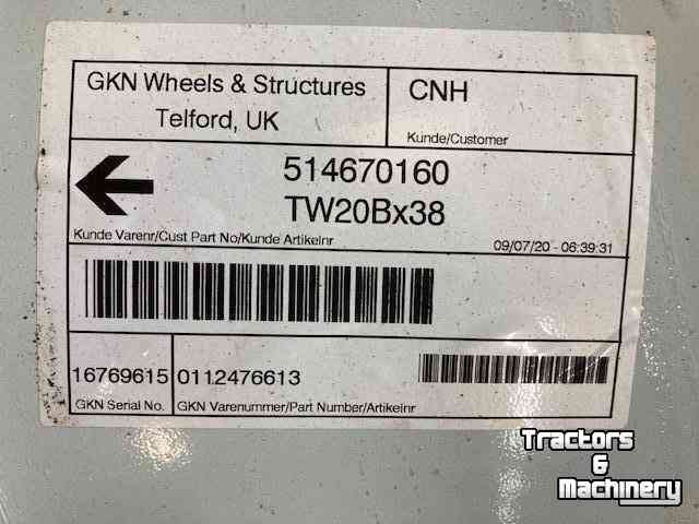 Wheels, Tyres, Rims & Dual spacers  TW20BX38