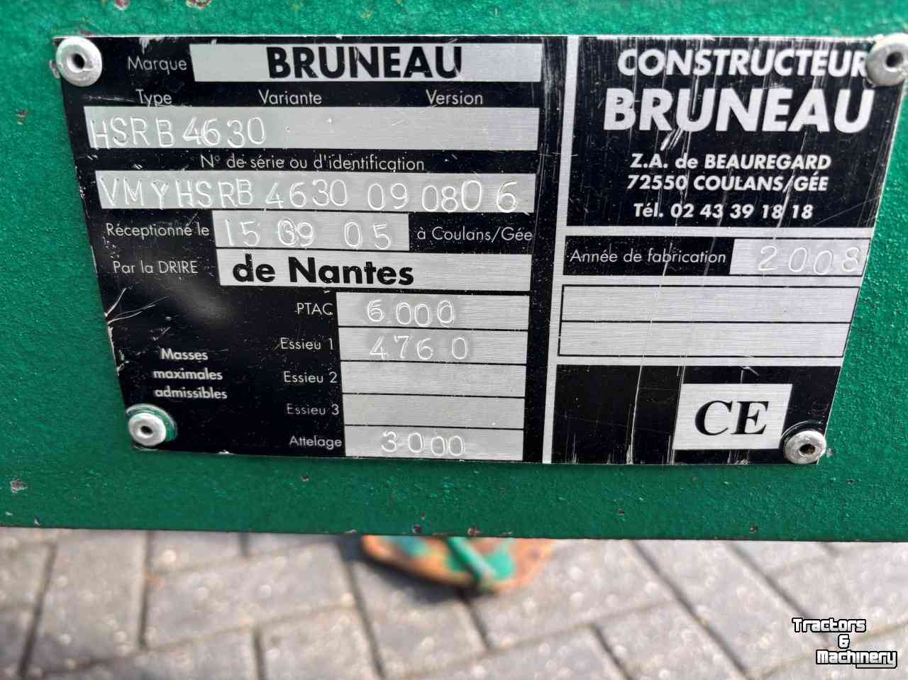 Livestock trailer Bruneau Dakar HSRB 4630
