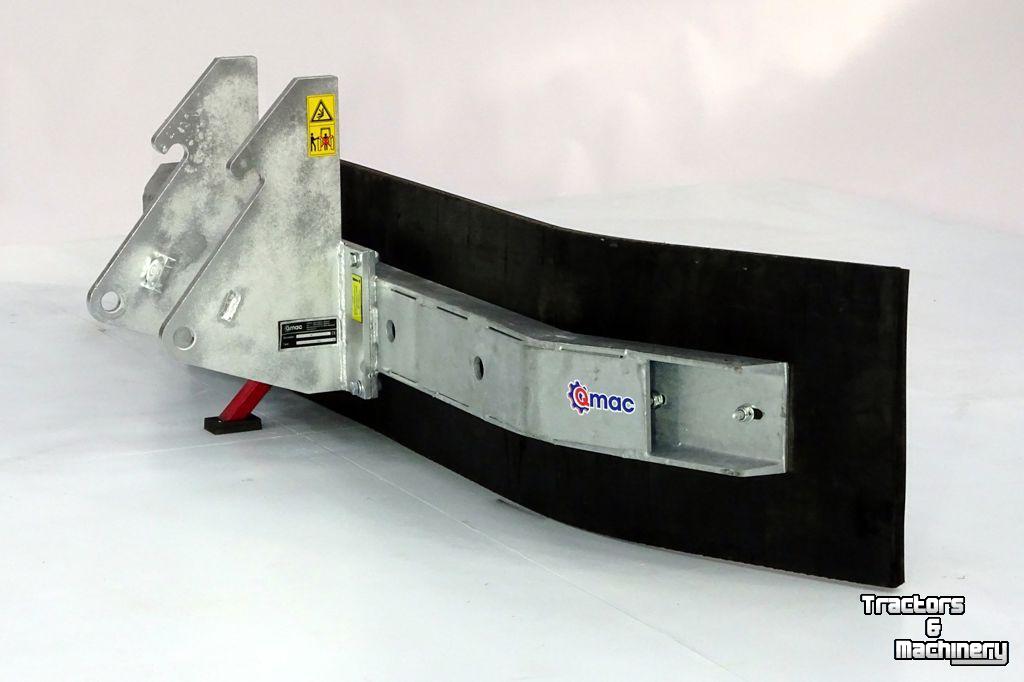 Rubber yard scraper Qmac 180 SCHUIF VAST KRAMER 250-350