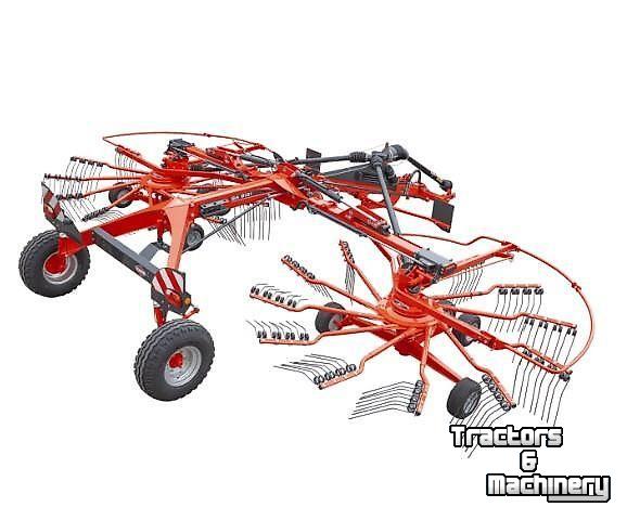 Rake Kuhn Kuhn - GA 8131 dubbele hark met middenafleg