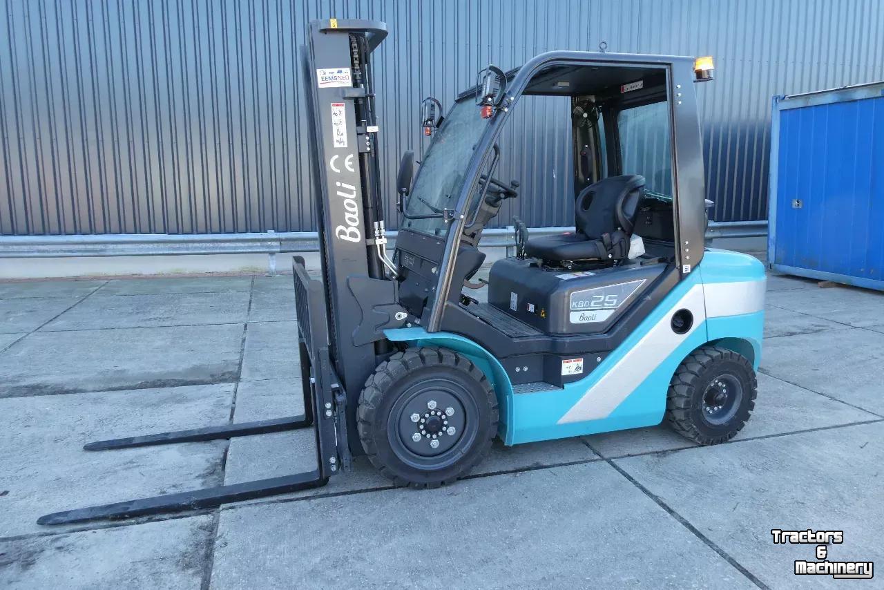 Forklift Baoli Diesel Overjarig weinig uren!! Lease &euro; 345,-- p/m!!* KBD25 halfcabine!!