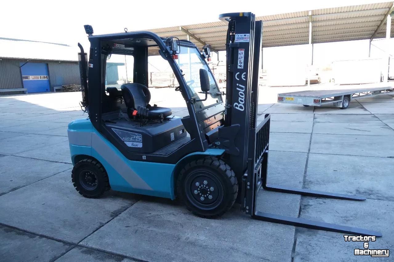 Forklift Baoli Diesel Overjarig weinig uren!! Lease &euro; 345,-- p/m!!* KBD25 halfcabine!!