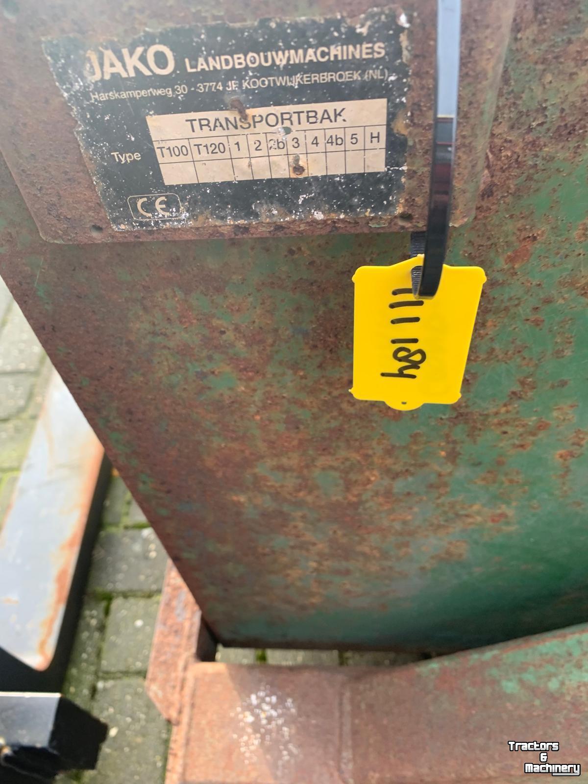 Tractor tipping boxes  Jako Trekkerbak