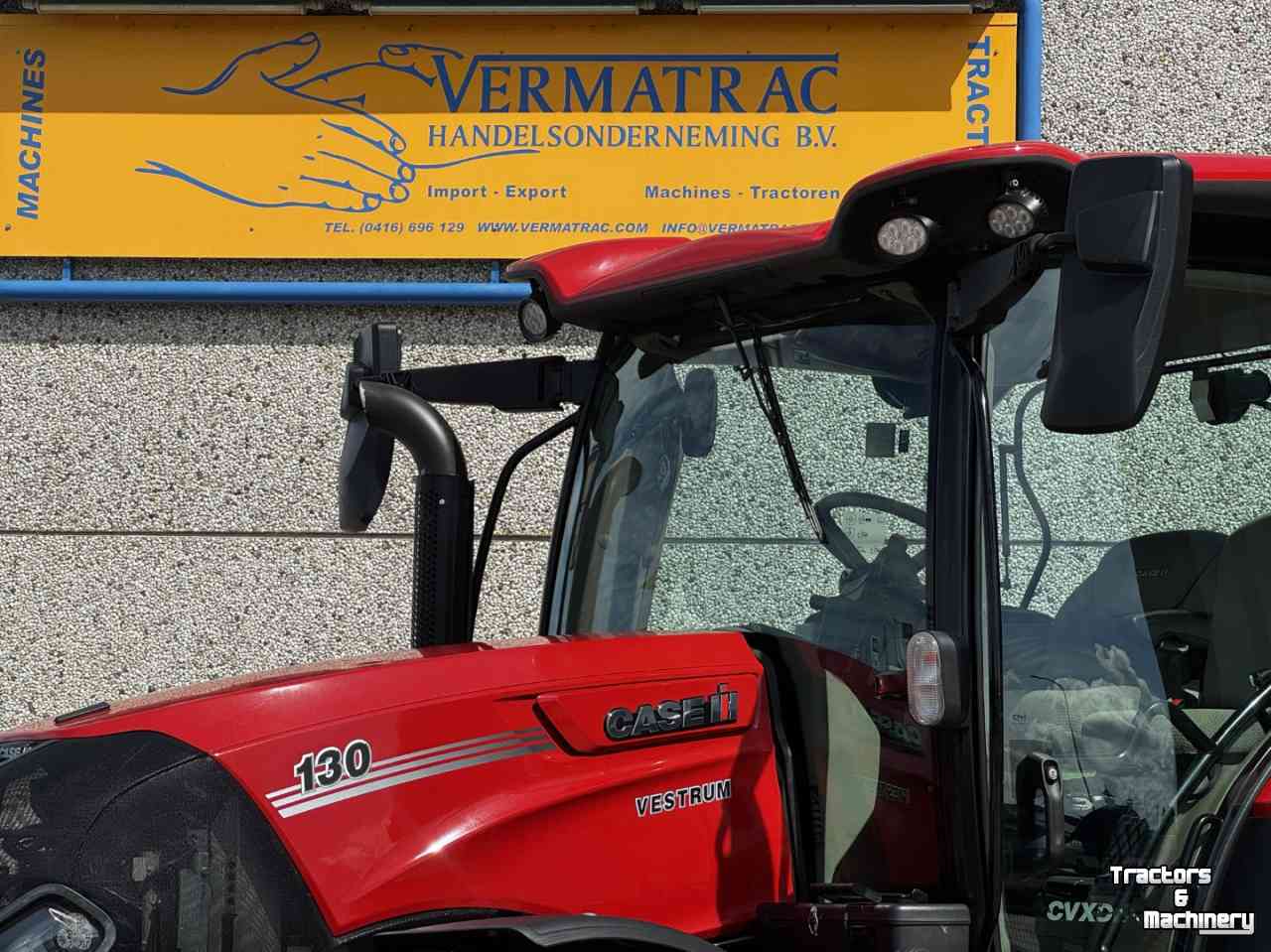 Tractor Case-IH Vestrum 130CVX vario Stage V  Lucht Hydr rem dakluik vol geveerd