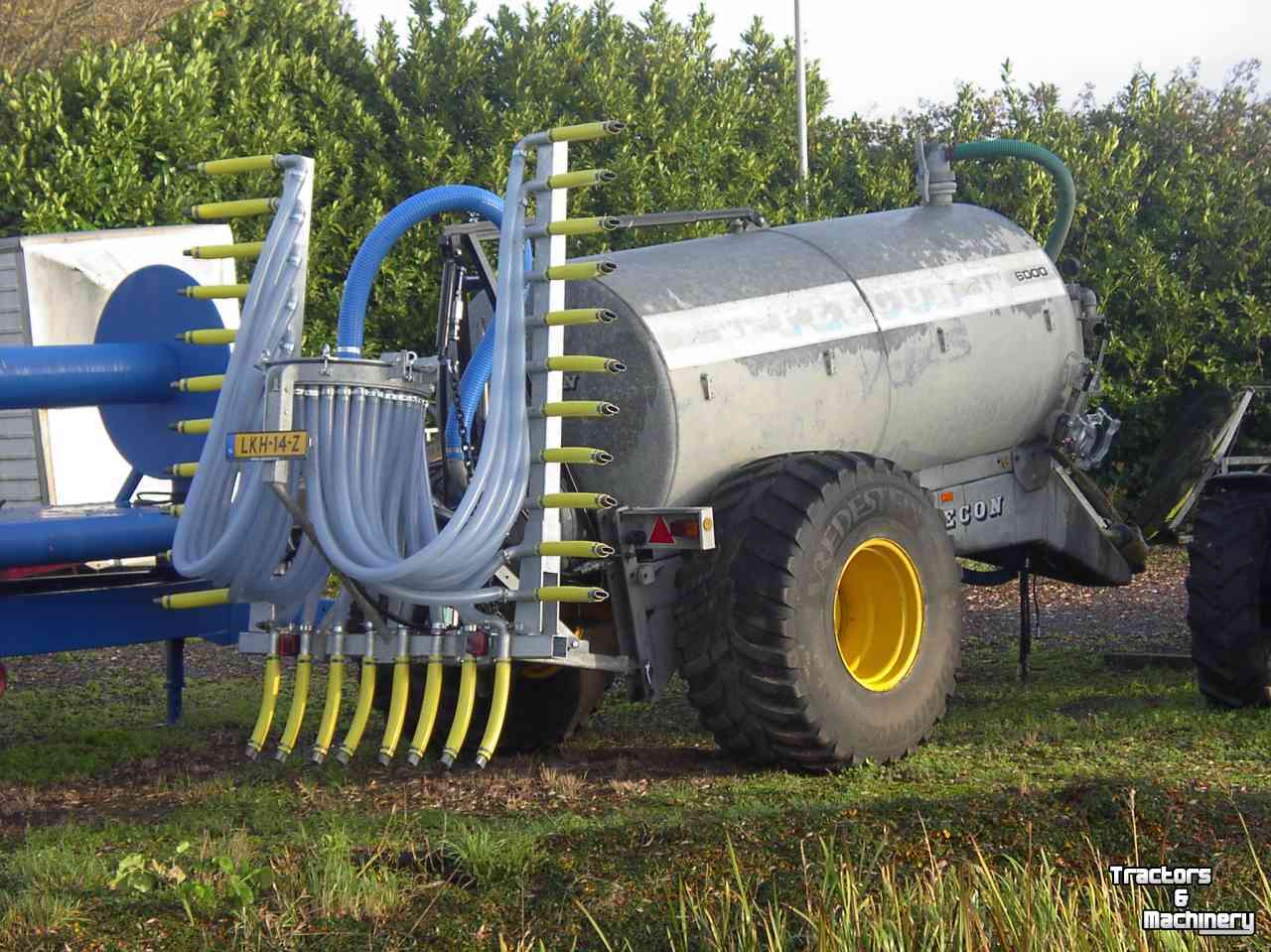 Grassland injector De With Sleepvoet bemester