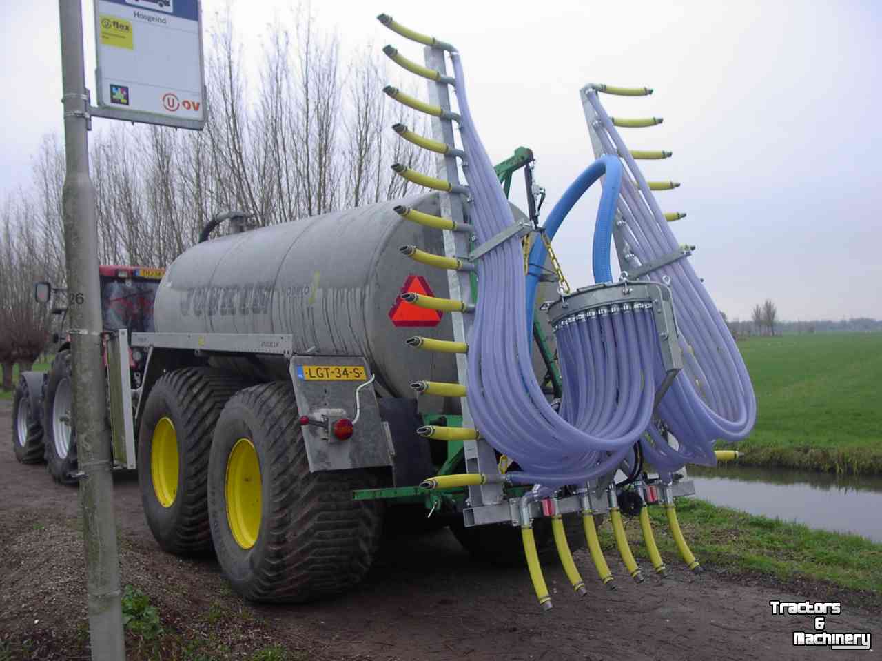 Grassland injector De With Sleepvoet bemester