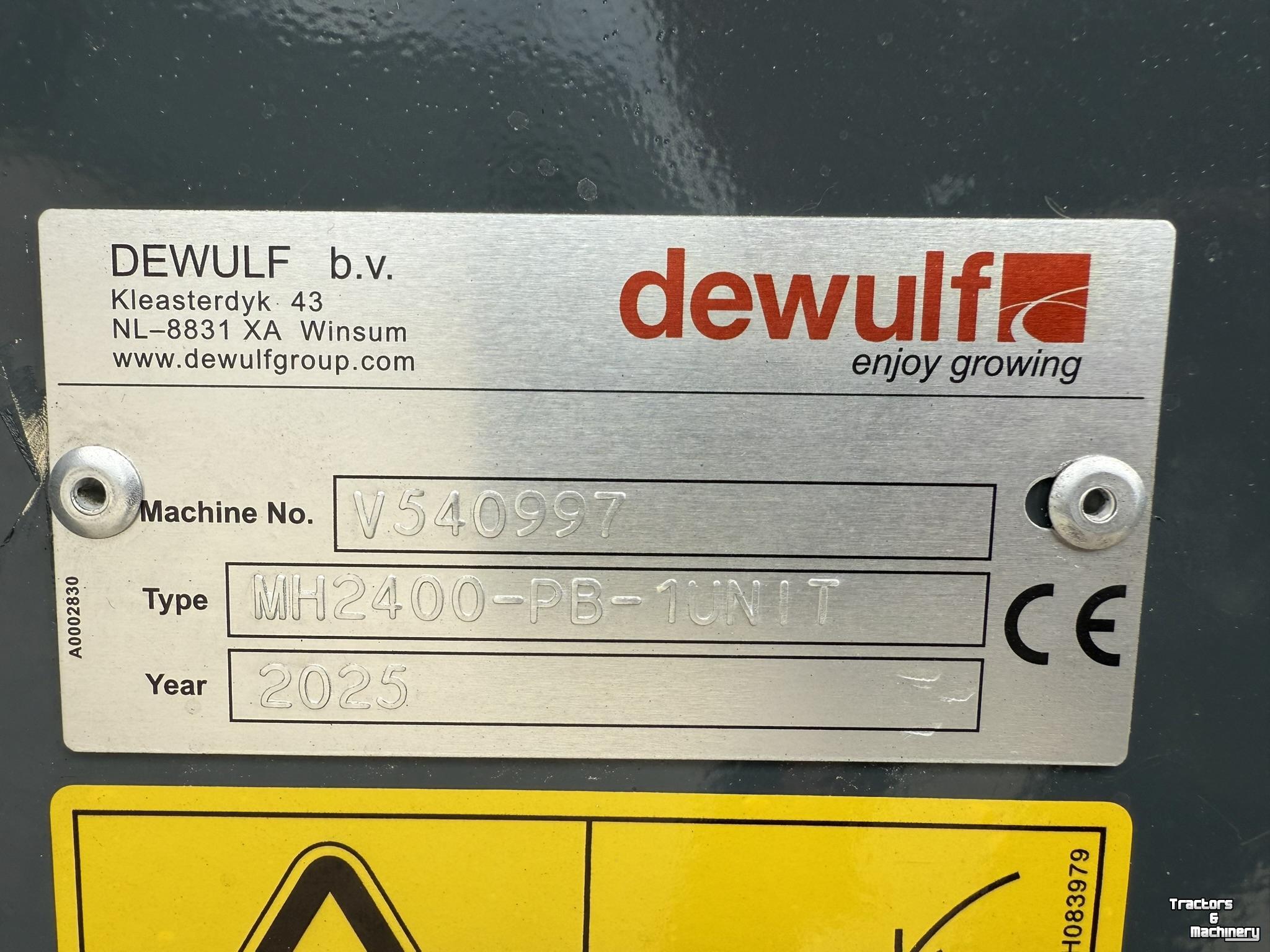 Receiving hopper Dewulf MH240-1 Stortbak