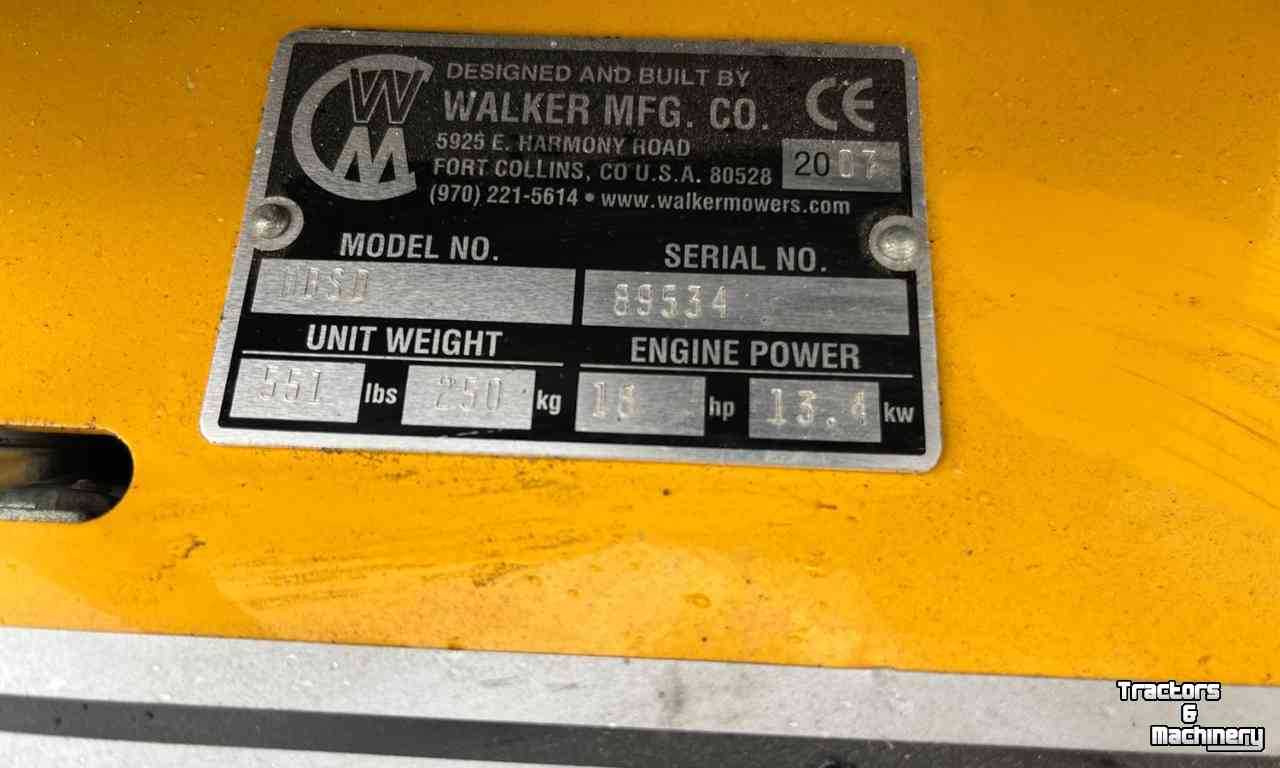 Mower self-propelled Walker MB SD18