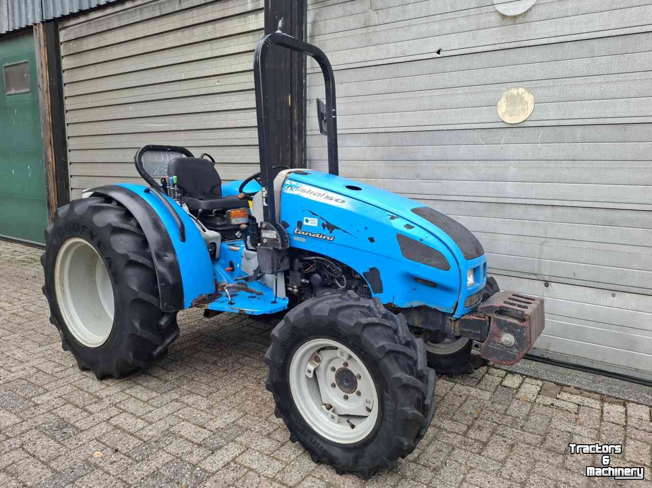 Horticultural Tractors Landini Mistral 50 compact tractor traktor trekker cabrio tuintractor boomkwekerij boomgaard fruitteelt compacttractor
