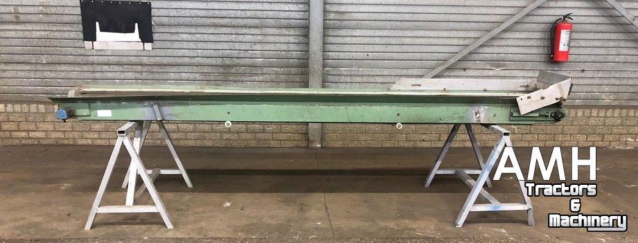 Conveyor  4150X400 TRANSPORTBAND VLAKKE BAND FLAT BELT CONVEYOR BELT FLACHBAND FÖRDERBAND