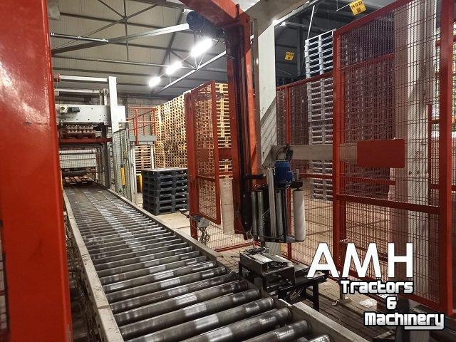 Other conveying equipment and accessories Borst Palletwikkelaar pallet rollenbaan folie wikkelaar Borst Mustang