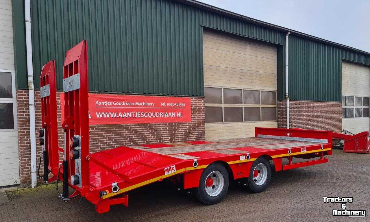 Low loader / Semi trailer MAC 16 Premium Oprijwagen