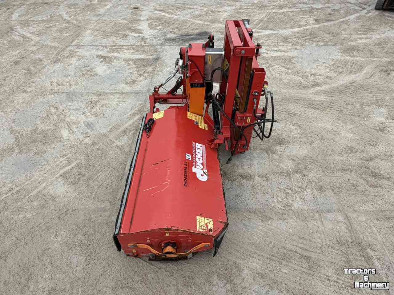 Flail mower Ducker USM 13 Zijklepelmaaier