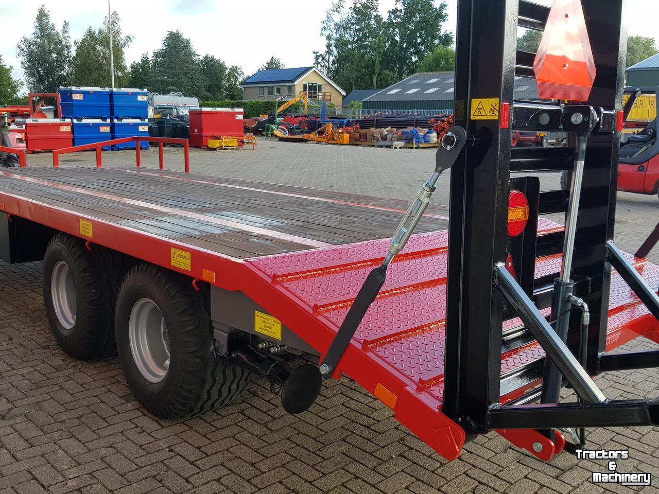 Ramp trailer AGM Oprijwagen 12 ton