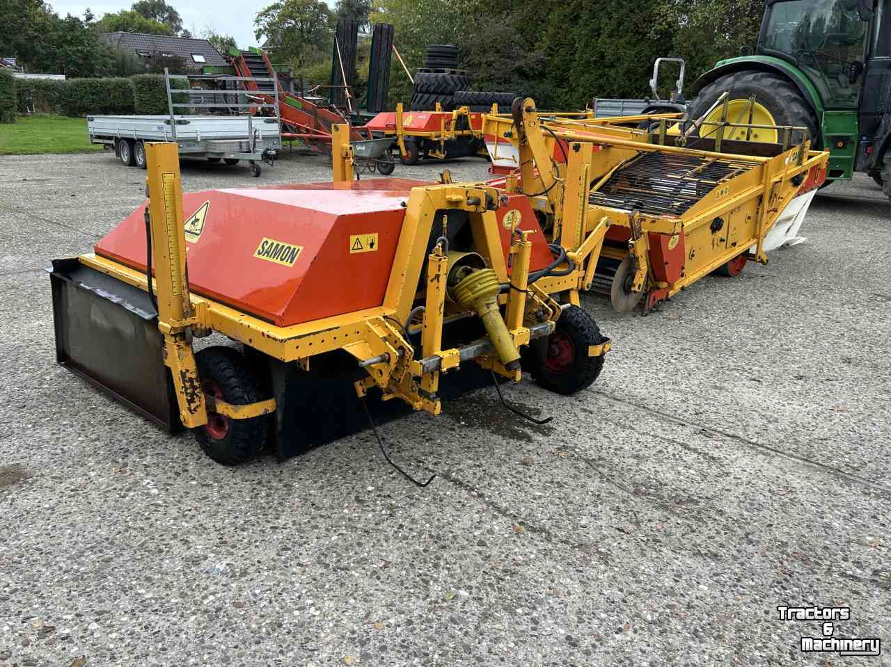 Onion harvester Samon Samon uienrooier en klapper 1.50m
