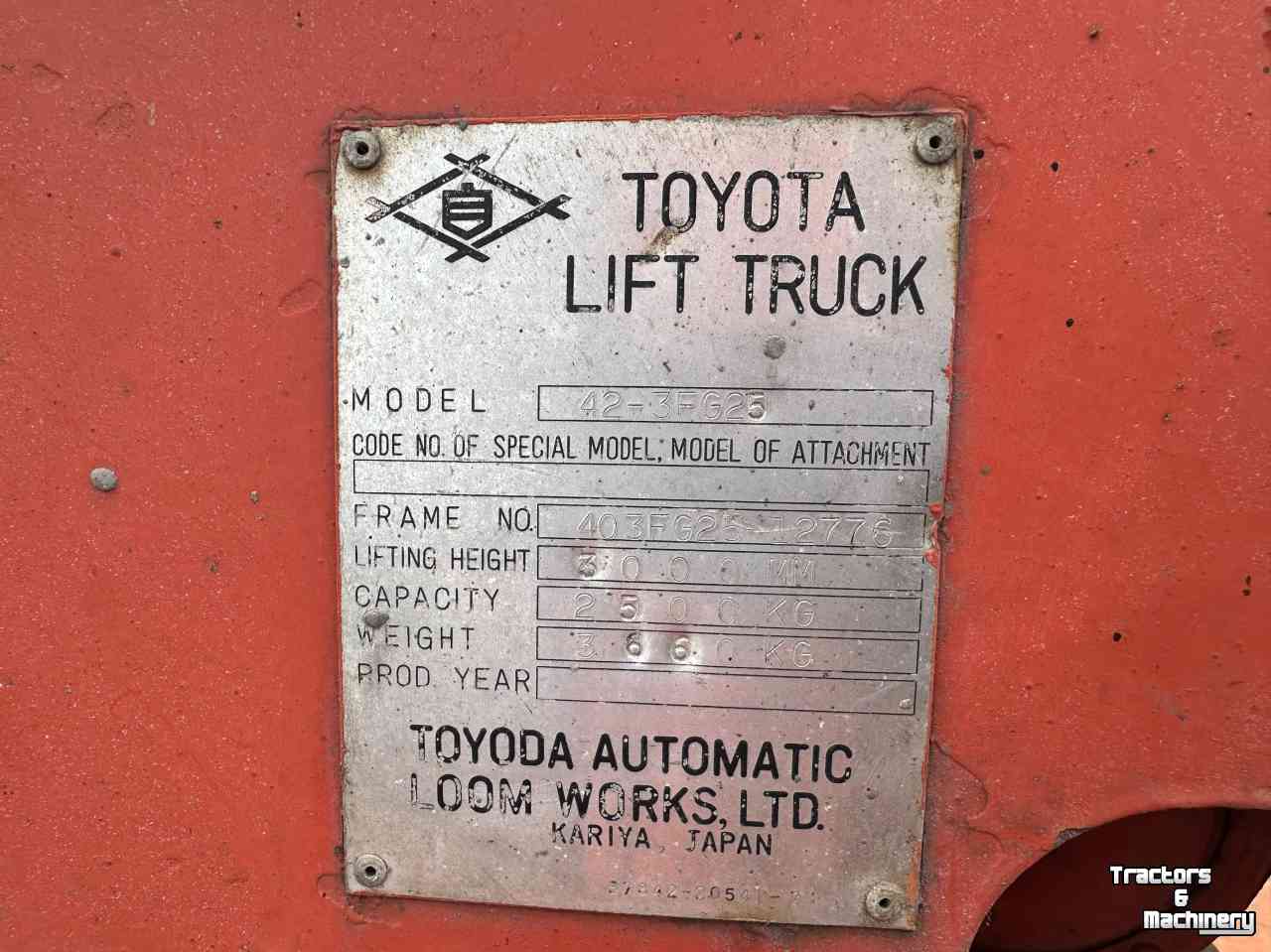Forklift Toyota Toyota 42-EFG25