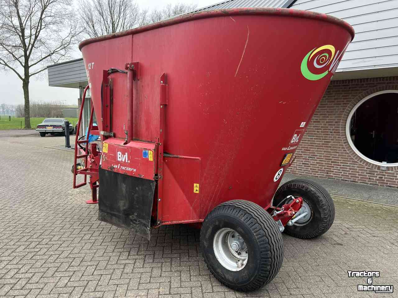 Vertical feed mixer Van Lengerich V-Mix 12 T voermengwagen
