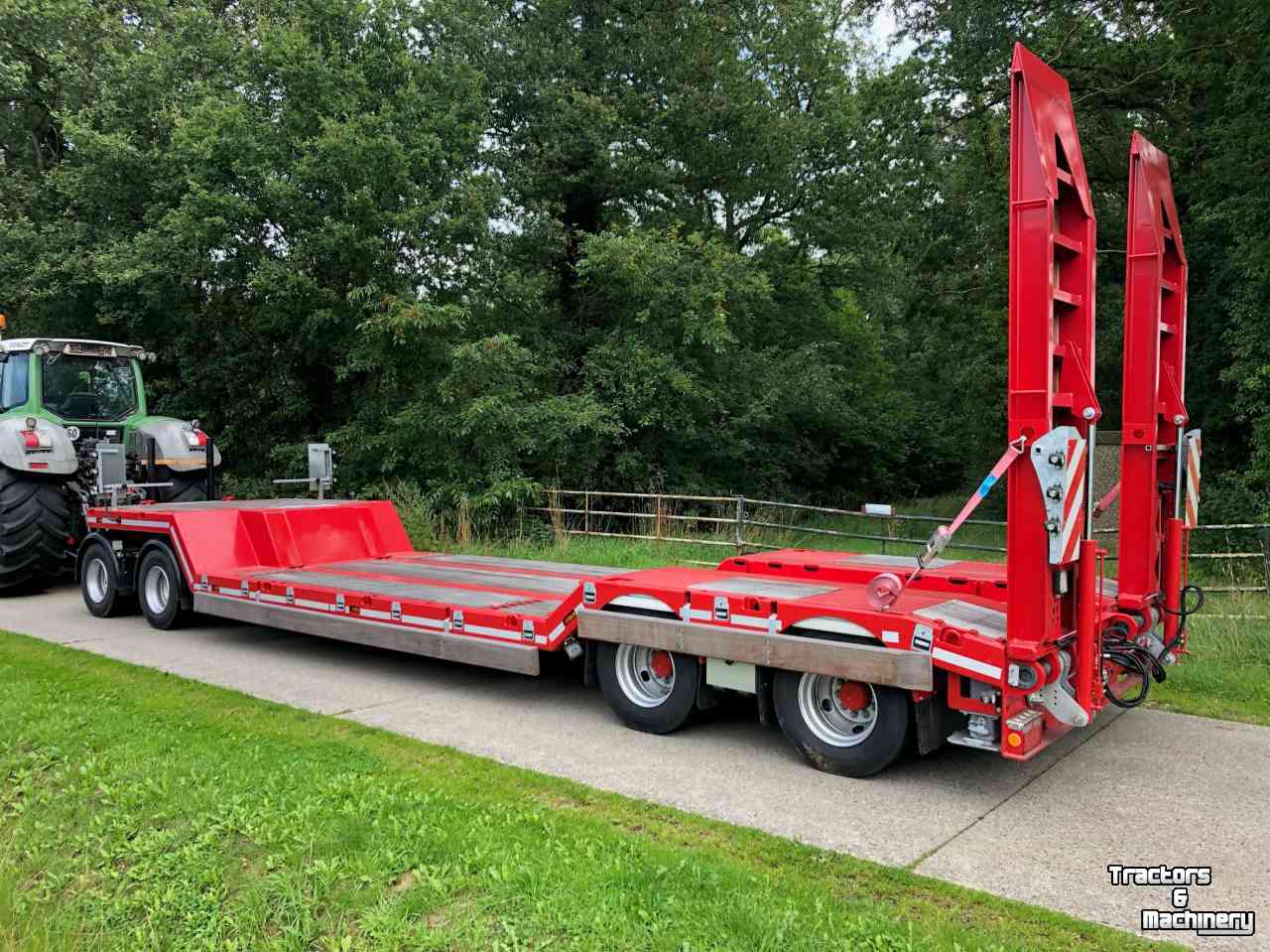 Low loader / Semi trailer  Twente Trailer Kuip Dieplader