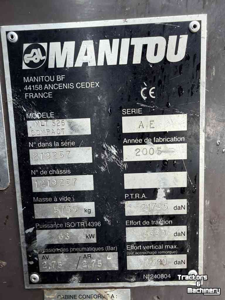 Telehandler Manitou MLT526