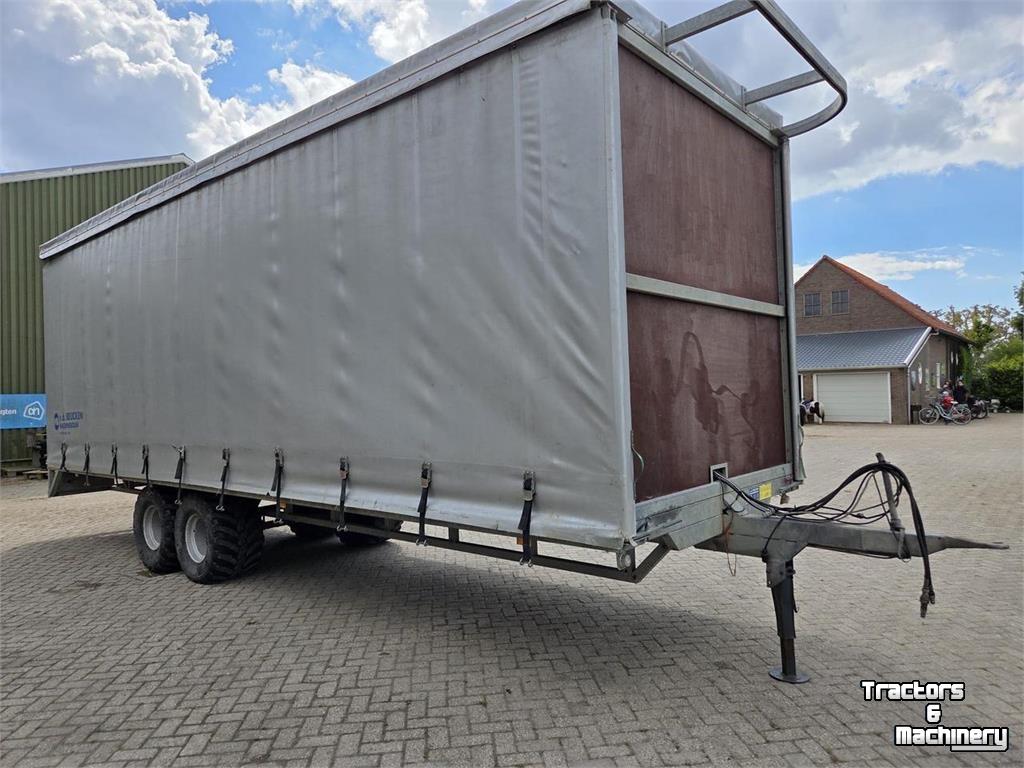 Sailcloth wagon / Harvester wagon  Onbekend VD Beucken oogstwagen