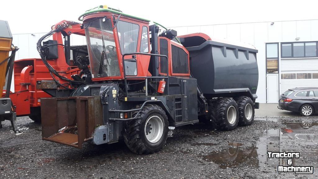Wood shredder Greentec Greentruck zelfrijdende versnippercombi