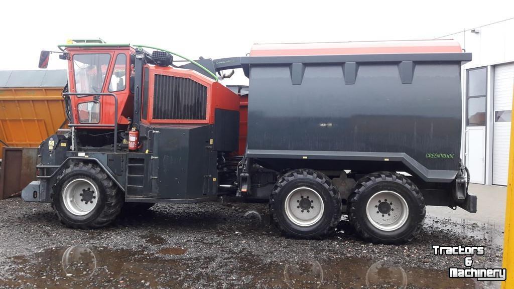 Wood shredder Greentec Greentruck zelfrijdende versnippercombi