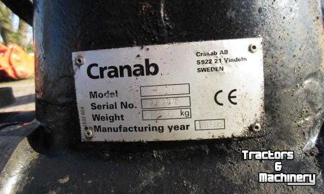 Hydraulic grabs Cranab 650 XL Kraan