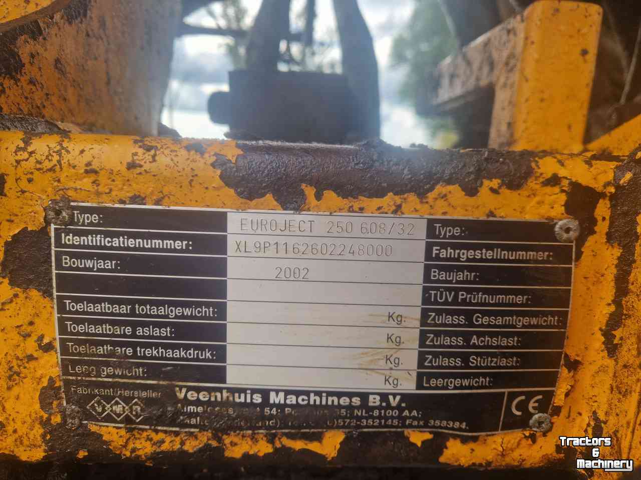 Grassland injector Veenhuis Euroject 250 6.08/32