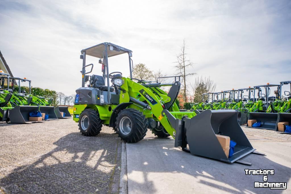 Wheelloader E-Kraft E1000 Elektrische Minishovel wiellader