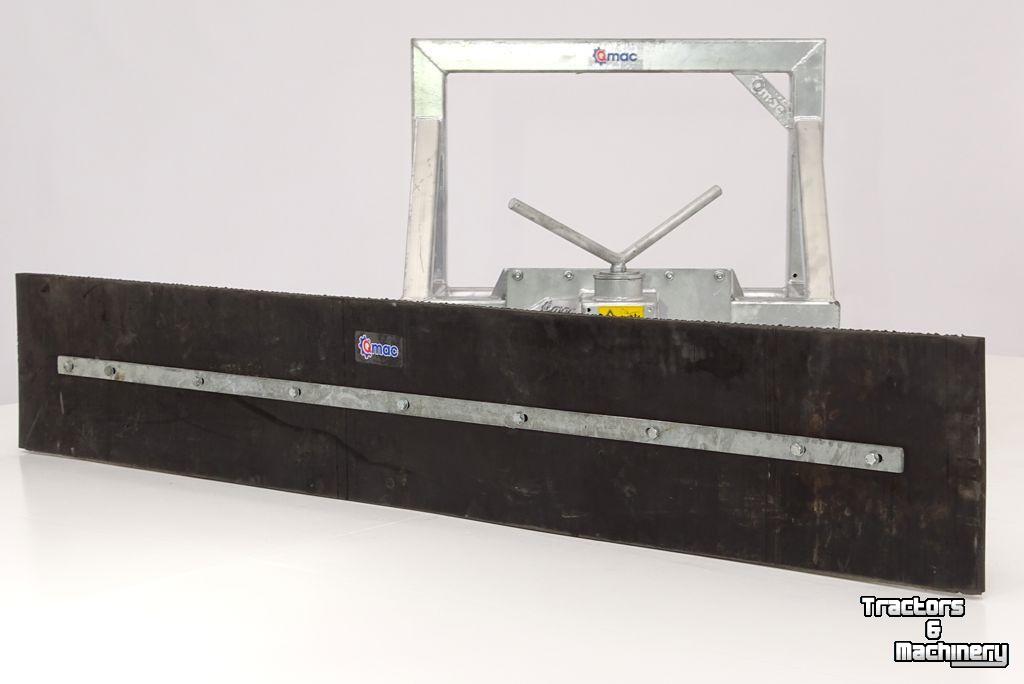 Rubber yard scraper Qmac 180 MECH SCHUIN ZETTELMEYER 602