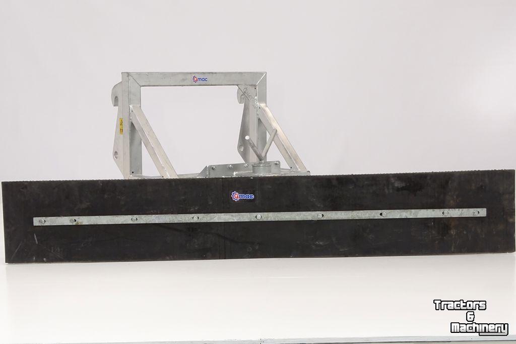 Rubber yard scraper Qmac 180 MECH SCHUIN ZETTELMEYER 602