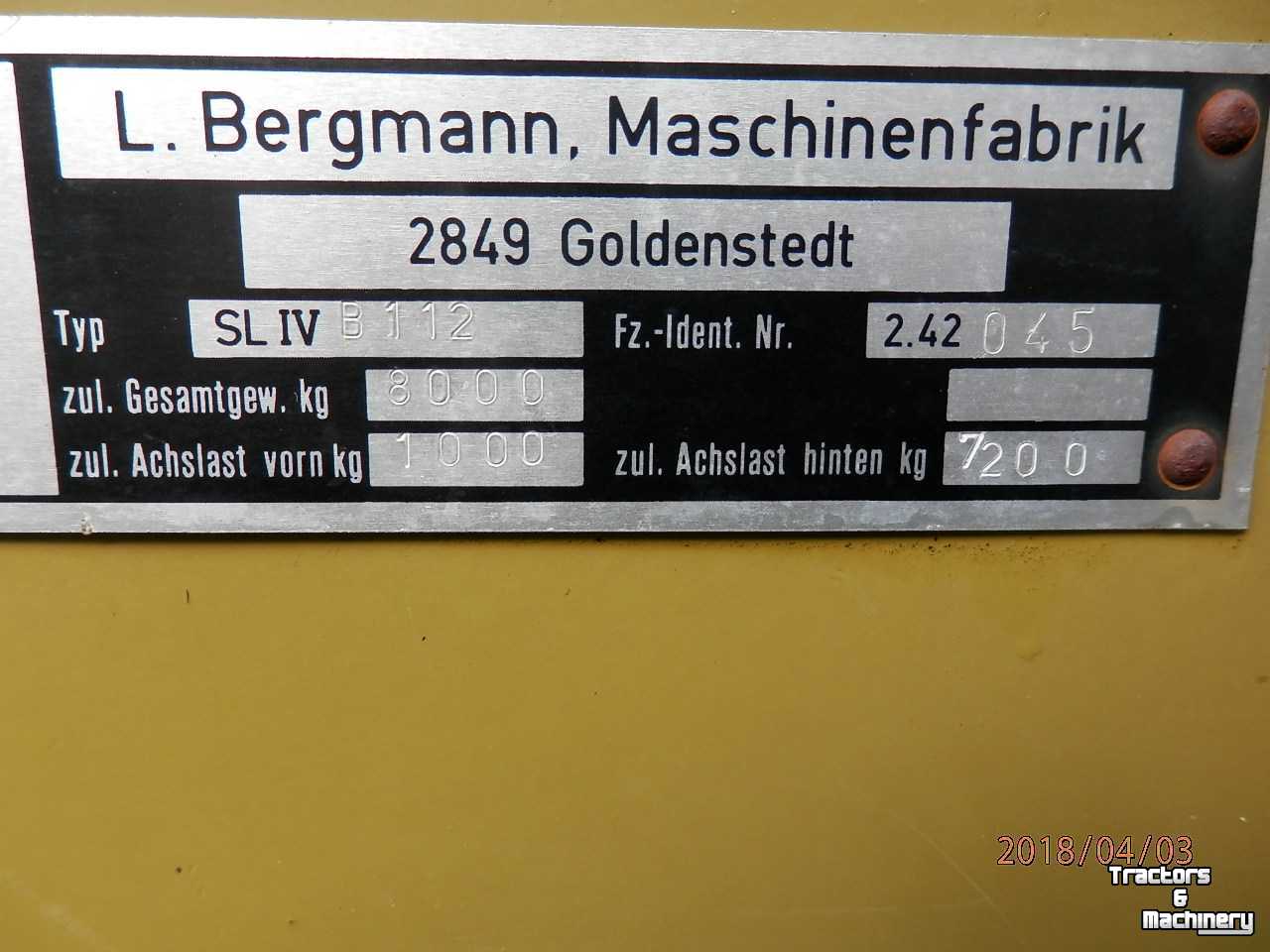 Self-loading wagon Bergmann 6714