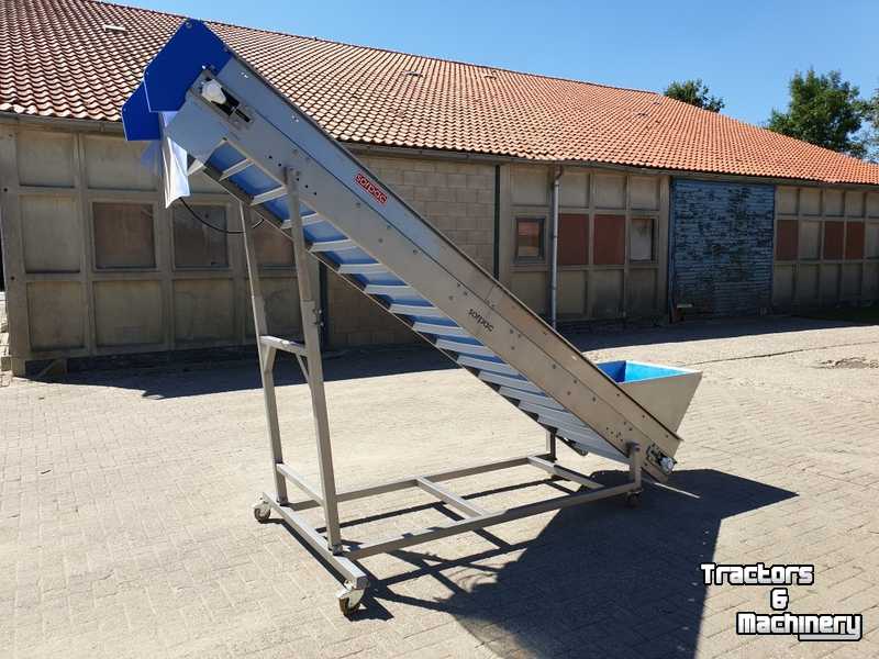 Conveyor Sorpac LBC 340.70.25 Opvoerelevator Inox
