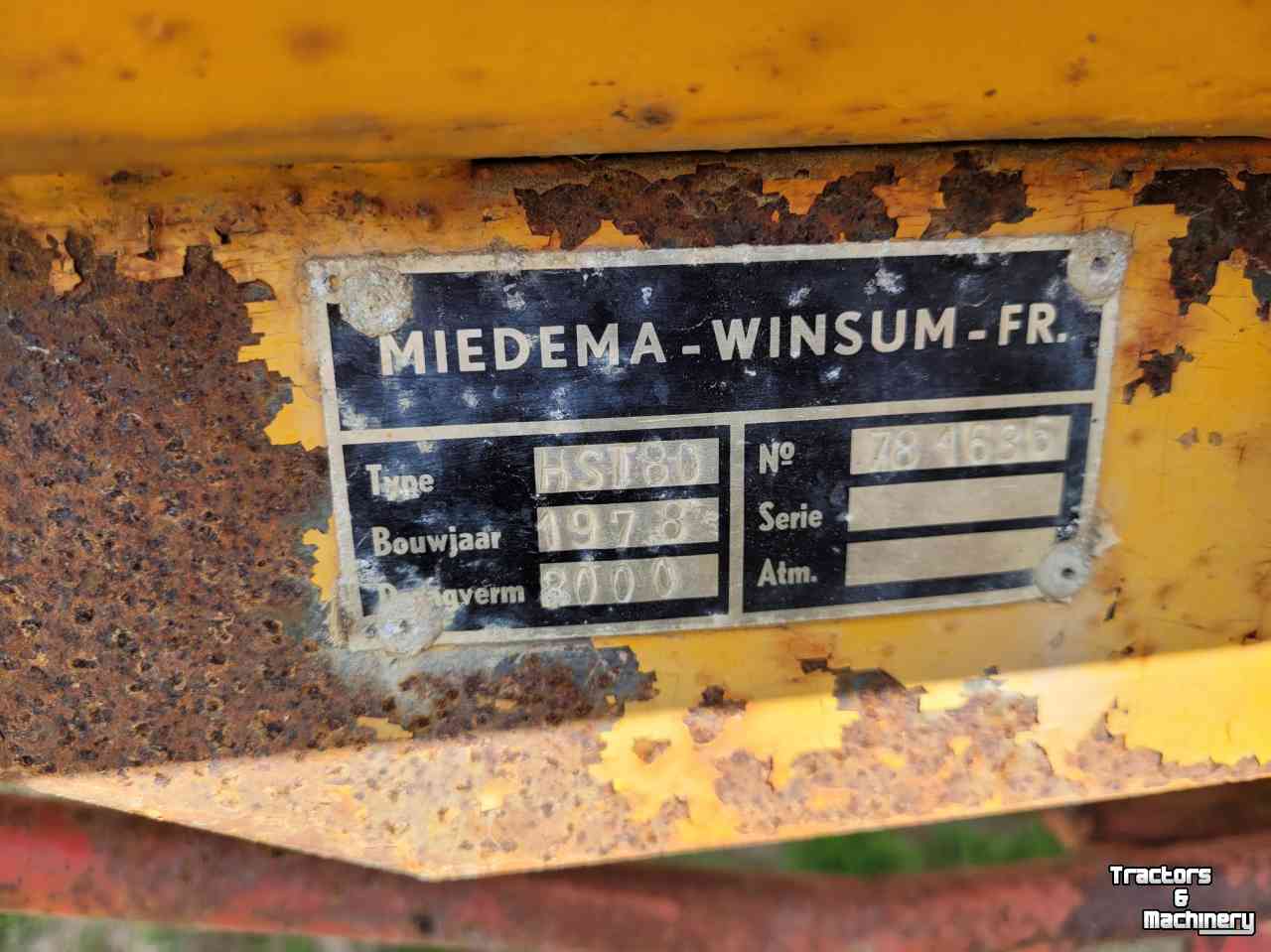 Dumptrailer Miedema Kipper Hst 80