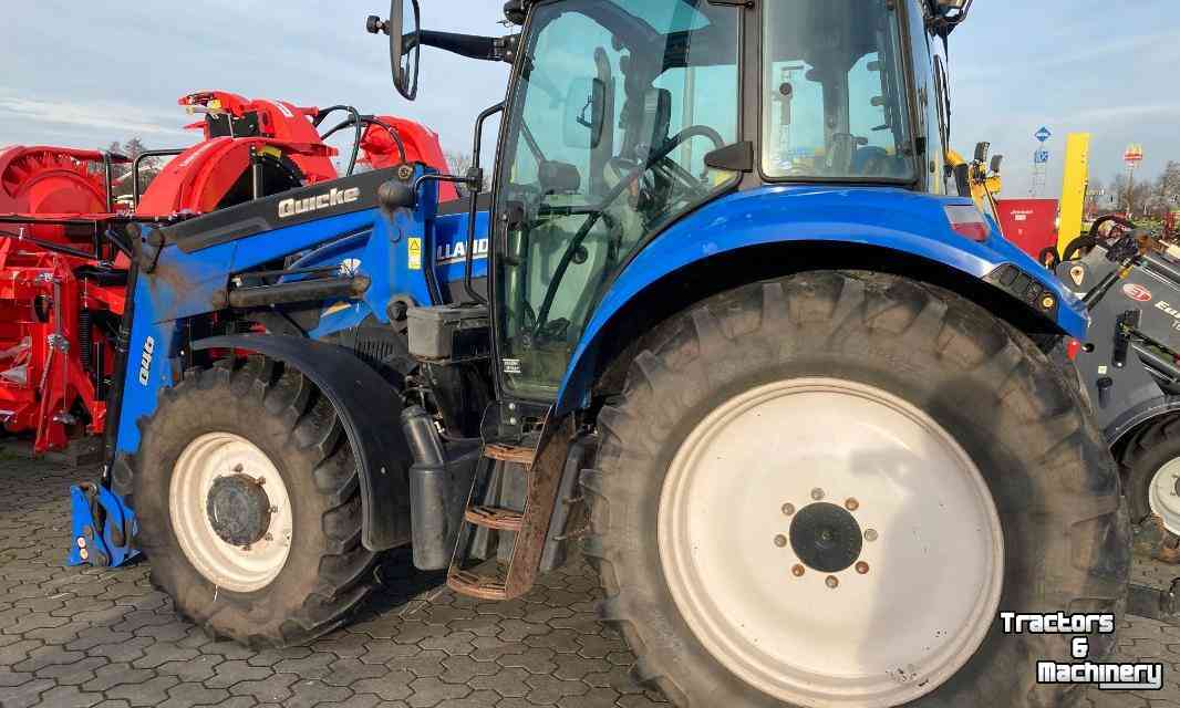 Tractors New Holland T 5.105 + Quicke Frontlader Q46