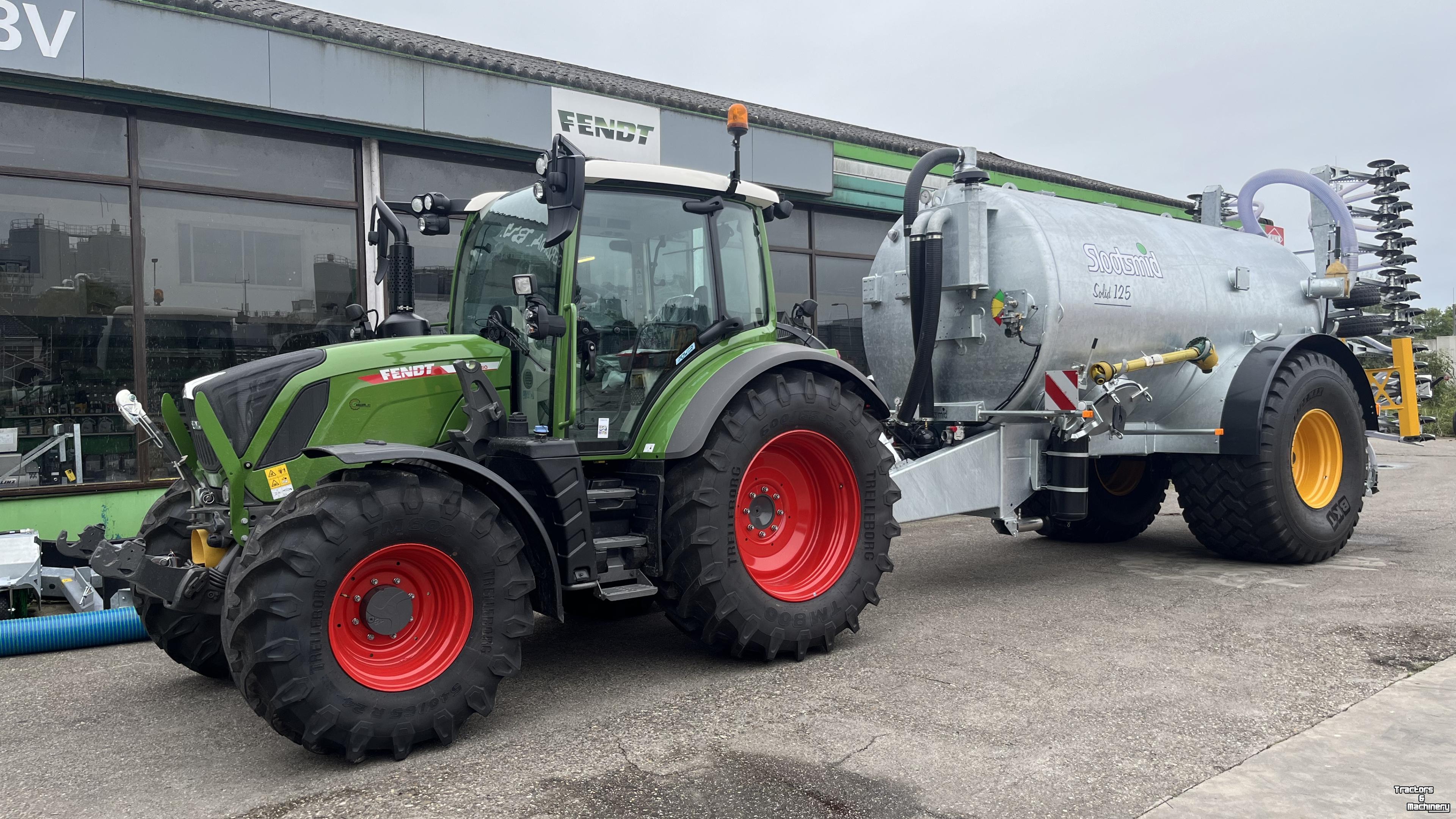 Slurry tank Slootsmid Slootsmid Solid 125 met SZB 720 bemester
