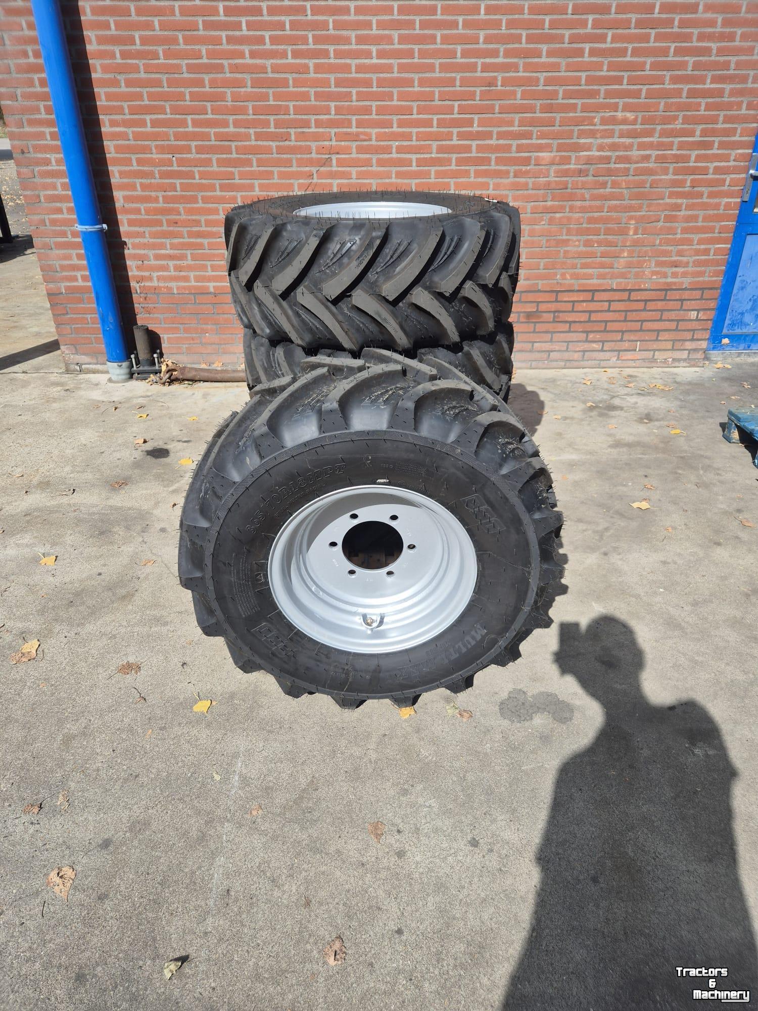 Wheels, Tyres, Rims & Dual spacers BKT 365/70R18