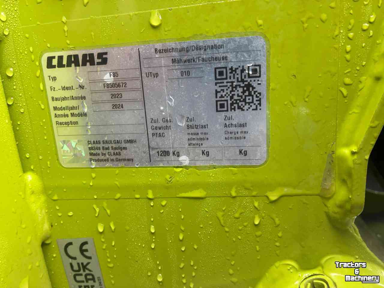 Mower Claas Disco 3200 C Contour