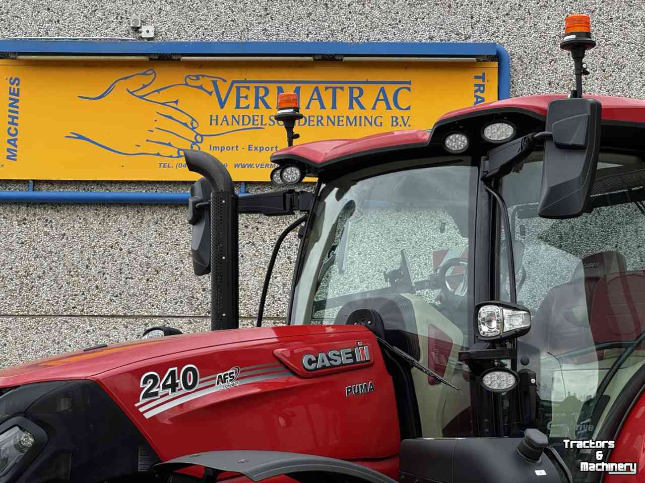 Tractor Case-IH Puma 240AFS CVX connect vario Fronthef Hydr rem Lucht Vol GPS