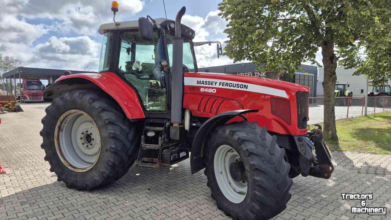 Tractor Massey Ferguson 6490 Dyna-6 40Kmh, Lucht, Fronthef en PTO