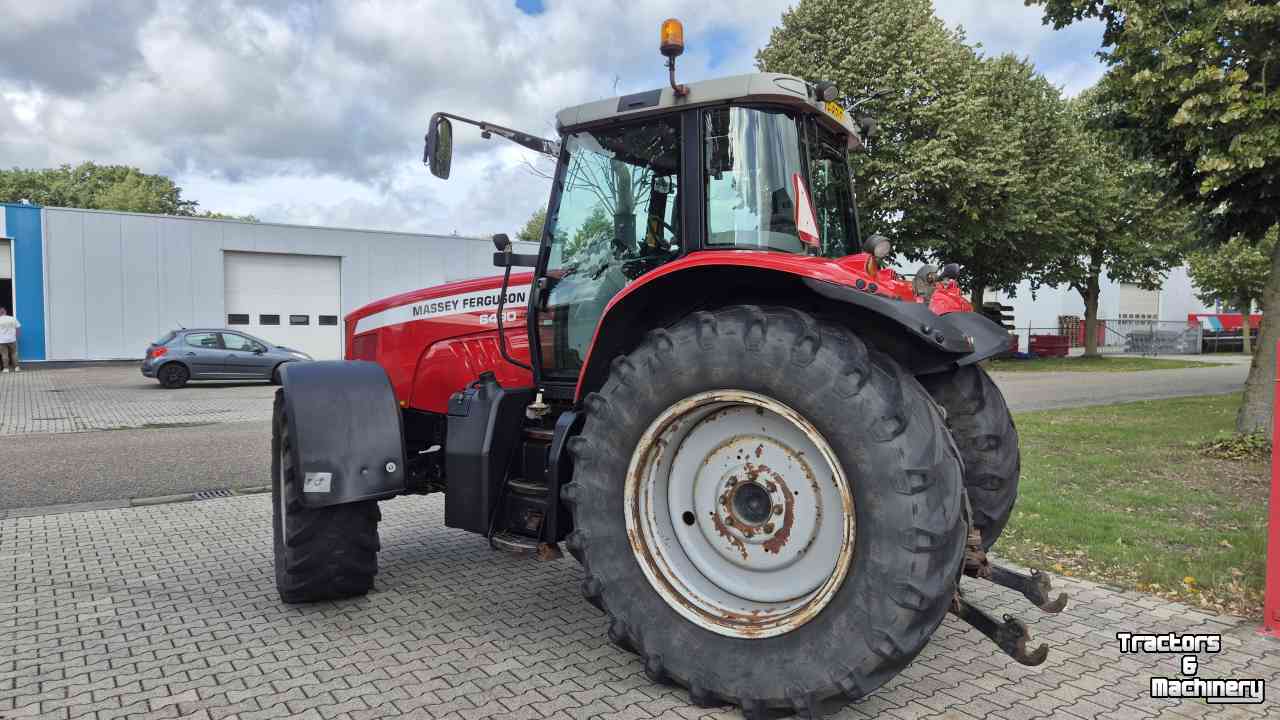 Tractor Massey Ferguson 6490 Dyna-6 40Kmh, Lucht, Fronthef en PTO