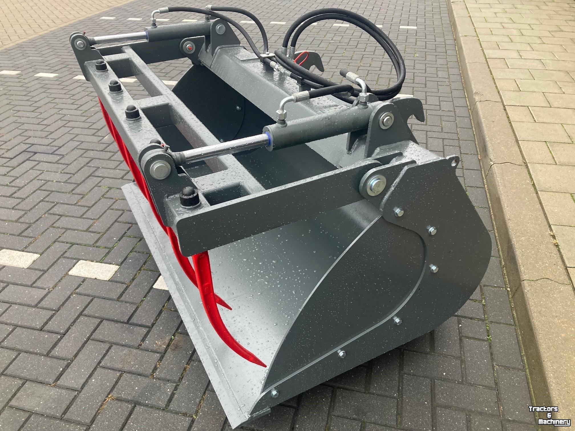 Silage Grabbucket / Grabfork Stekro pelikaanbak 150 cm Weidemann