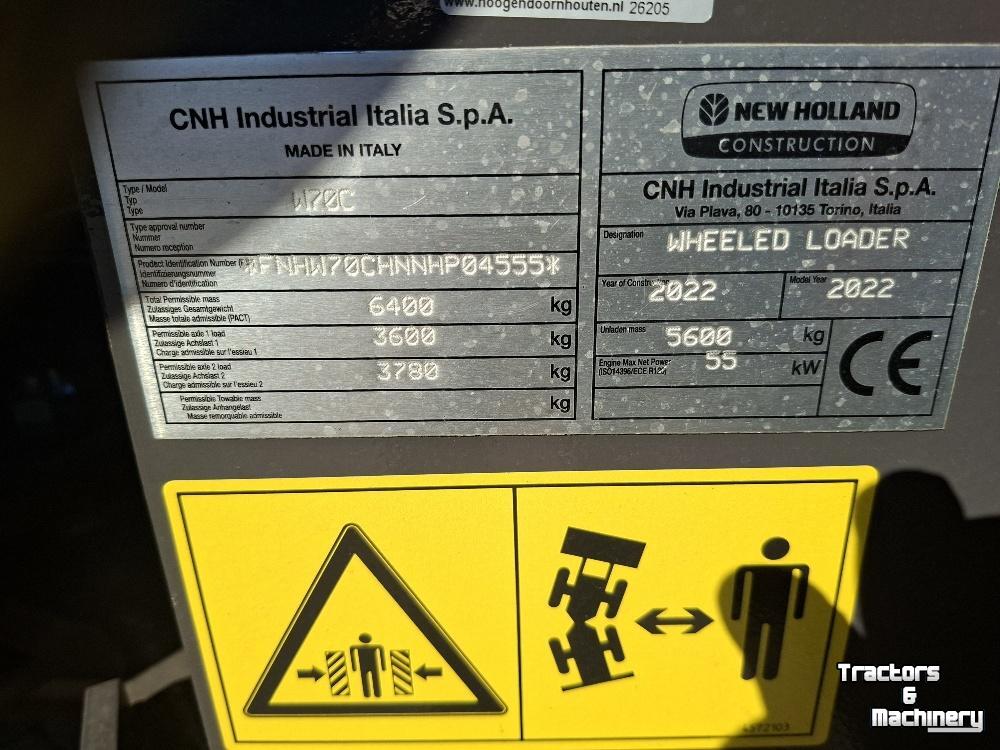 Wheelloader New Holland W70C